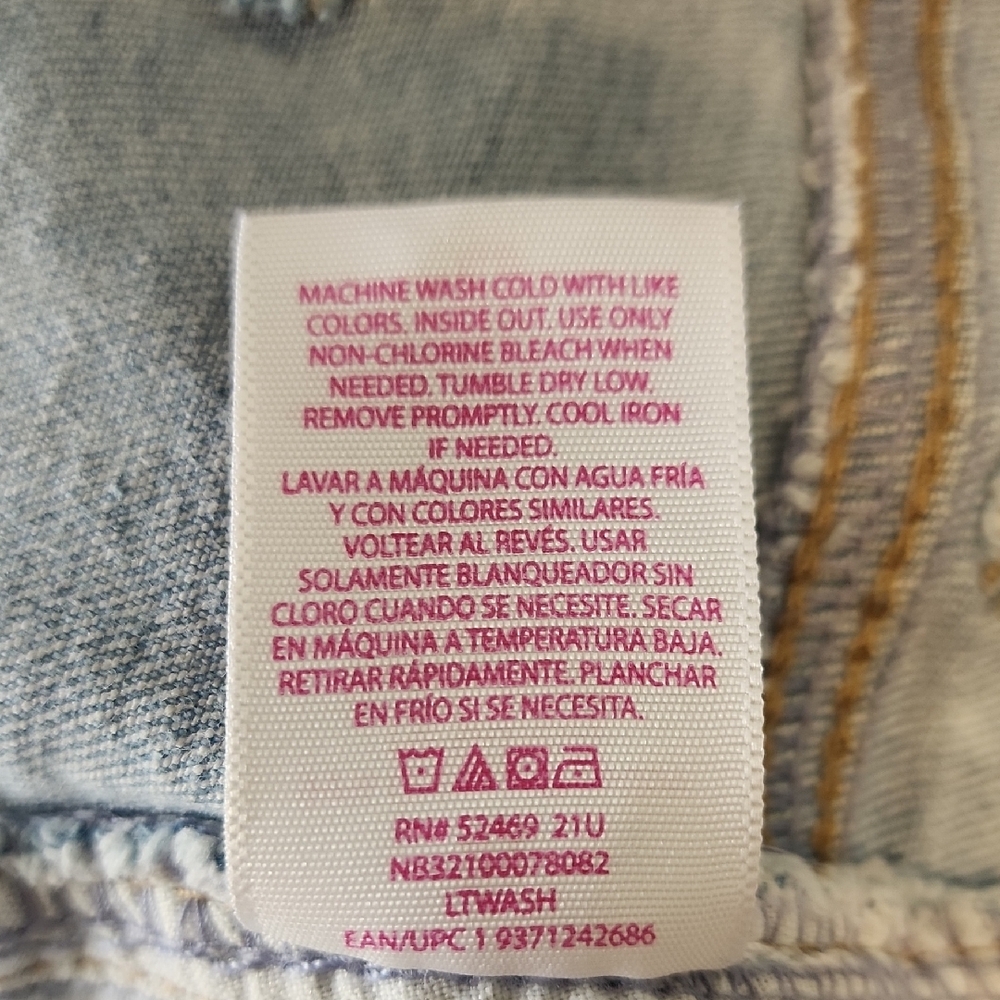 Size 21 Junior No Boundaries Light Blue Denim - Picture 14 of 14